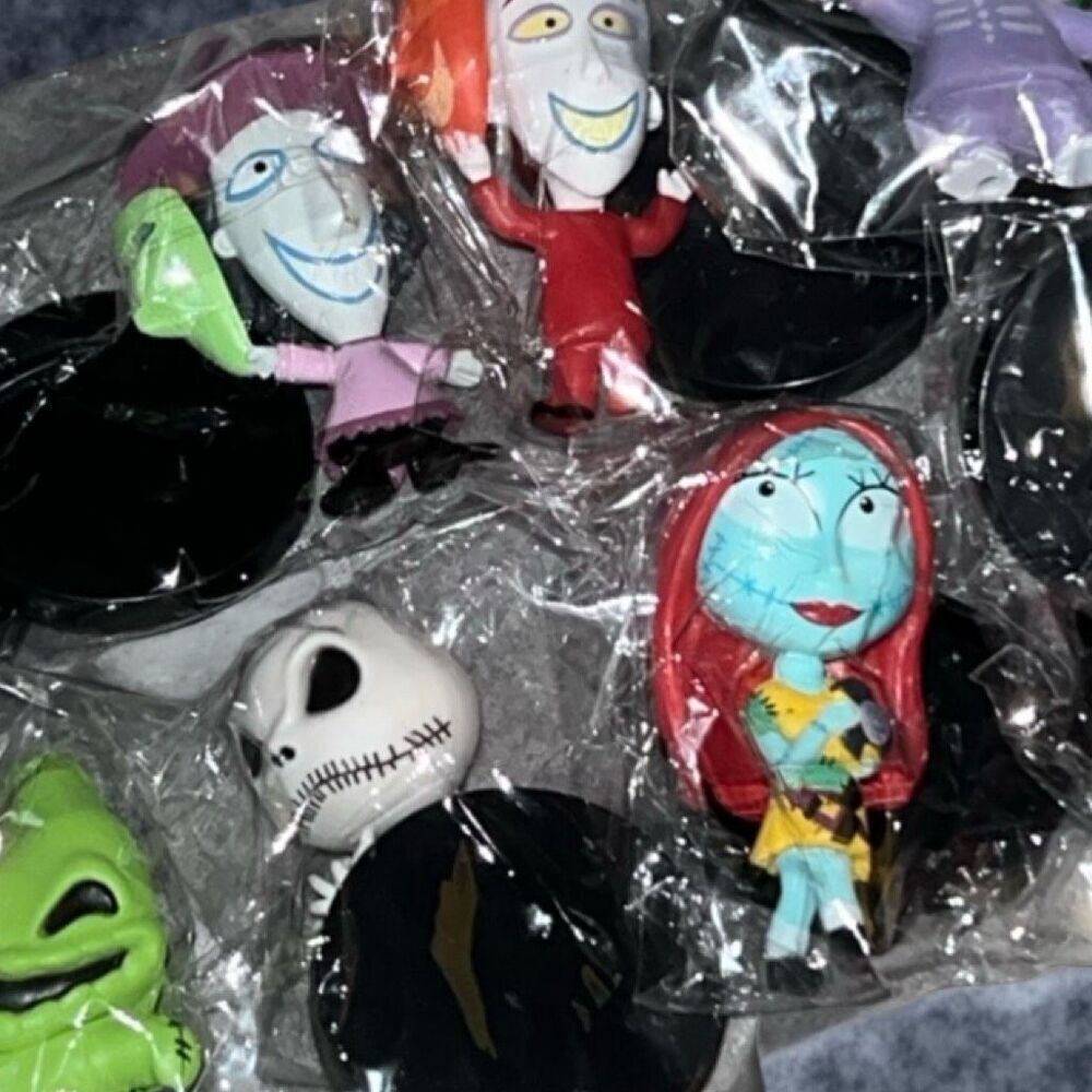 NIP Night Mare Before Christmas Cake Topper Figures 1.5” B15